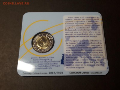 Словакия 2 евро 2009, 10 лет валютному союзу BU коинкарт - 2016-03-25 20.06.53