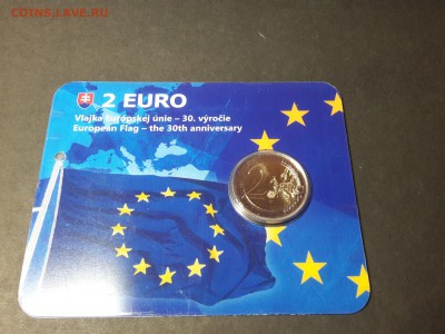 Словакия 2 евро 2015, 30 лет флагу BU коинкарт - 2016-03-25 20.08.21