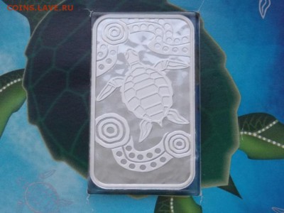 Австралия 1 доллар 2008 жизнь черепахи 1oz 999 - DSCN1790.JPG