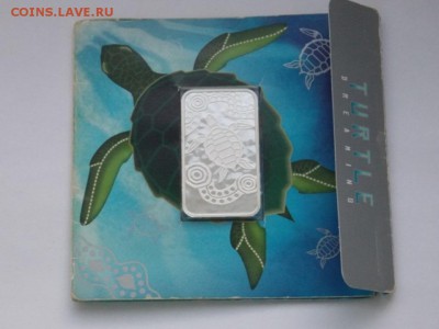 Австралия 1 доллар 2008 жизнь черепахи 1oz 999 - DSCN1787.JPG