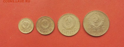 1,2,3,5 коп 1938 комплект до 3 апреля блиц - 1938 2