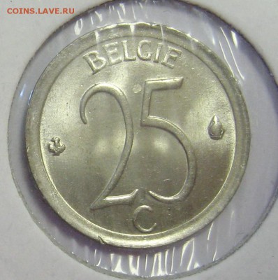 БЕЛЬГИЯ 25 центимес 1964 UNC до 4.04.16 22.00 - IMG_5111.JPG