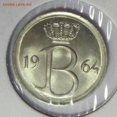 БЕЛЬГИЯ 25 центимес 1964 UNC до 4.04.16 22.00 - IMG_5112.JPG