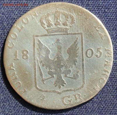 С 1 руб. БРАНДЕНБУРГ-ПРУССИЯ 4 гроша 1805г. до 4.04 - IMG_1020.JPG