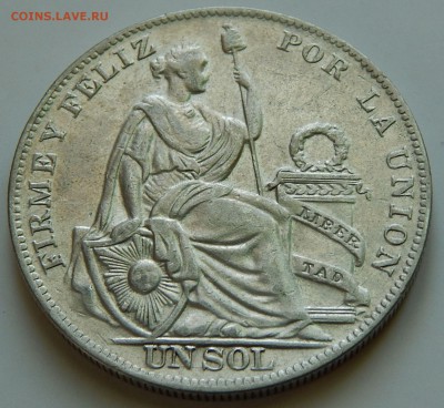 Перу 1 соль 1934, до 05.04.16 в 22:00 МСК - 4207