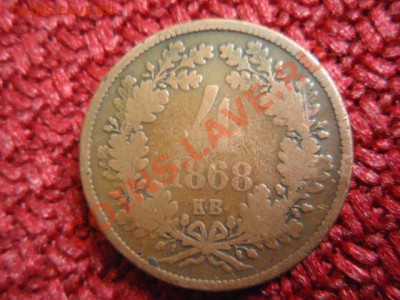 Венгрия 4 крейцера 1868 до 28.10 в 21.00 М - PA255050.JPG