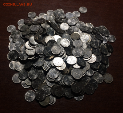 1 копейка РФ  500 шт, вес более 700 гр. - 417CA295-1143-4508-858B-37BEC1554353