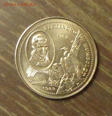 КУБА - 25с ГУМБОЛЬДТдо 5.04, 22.00 - Куба 25 сентаво Гумбольдт