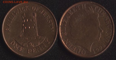 Джерси 1 пенни 1998 до 22:00мск 05.04.16 - Джерси 1 пенни 1998