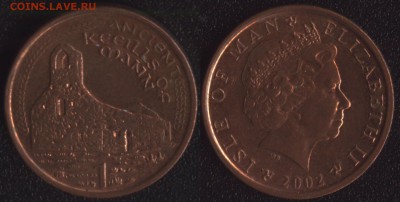 Остров Мэн 1 пенни 2002 до 22:00мск 05.04.16 - Остров Мэн 1 пенни 2002