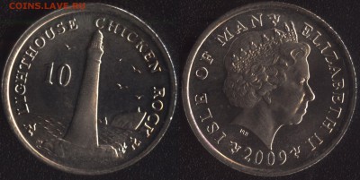 Остров Мэн 10 пенсов 2009 до 22:00мск 05.04.16 - Остров Мэн 10 пенсов 2009