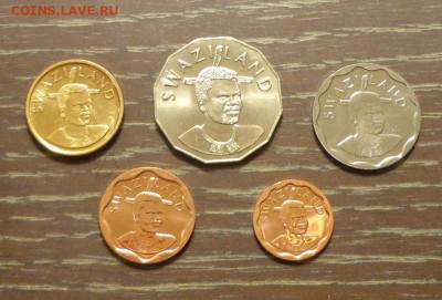 СВАЗИЛЕНД - наб. ходячки 5 шт. АЦ до 5.04, 22.00 - Свазиленд набор 5 шт. 2