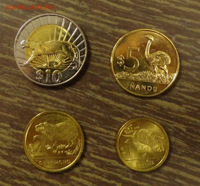 УРУГВАЙ - ЖИВОТНЫЕ наб. 4 шт. есть БИМ до 5.04, 22.00 - уругвай набор 4 шт. - 1