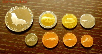 о.НАЙТИНГЕЙЛ - МОРСКИЕ ЖИВОТНЫЕ наб. 8 шт. до 5.04, 22.00 - о. Найтингейл животные наб. 8 шт.