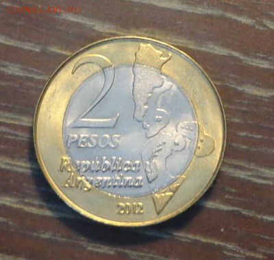 АРГЕНТИНА - 30 лет Мальвинскому конфликту БИМ 5.04, 22.00 - аргентина 2 песо БМ Мальвинские о-ва