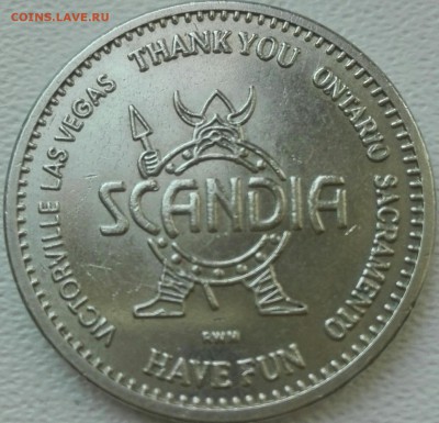 Жетон Scandia - жетонн