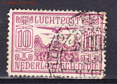 Колонии Нидерландская Индия 1928 самолет - 10