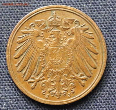 С 1 руб. КАЙЗЕРРЕЙХ 1 пфенниг 1914г. "J "до 5.04 в 22-00 - IMG_1046.JPG