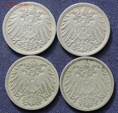 С 1 руб. КАЙЗЕРРЕЙХ 5 пфеннигов 1898г.,1901г.,1913г.до 5.04 - IMG_1041.JPG