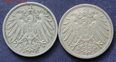 С 1 руб. КАЙЗЕРРЕЙХ 10 пфеннигов 1907г."J "и "Е "до 5.04 - IMG_1032.JPG