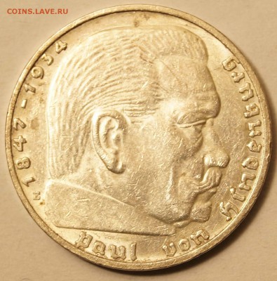 Германия. 2 Рейхсмарки 1938 Е хорошая до 05.04.2016 в 22:00 - 2Рейхсмарки1938Е_1.JPG