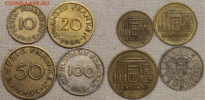 10, 20, 50, 100 франков Саар 1954 - 1955 до 05.04 - IMG_7744.JPG