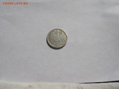 Старый Рейх:5 пфенигов 1899 г,10 пфенигов 1914 г.до 8.04.016 - 5 пфенигов 1899 год