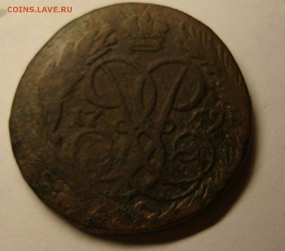 2 коп. 1759г.,перечекан с облачника, номинал над всадником - DSC06586.JPG