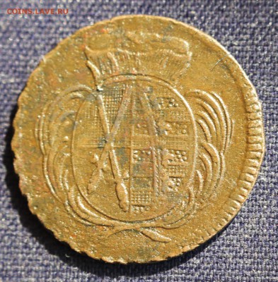 С 1 руб. САКСОНИЯ 1 пфенниг 1772г.ИНТЕРЕСНАЯ до 7.04 в 22-00 - IMG_0964.JPG