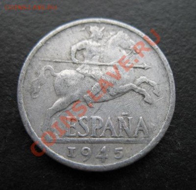 1945 г, Испания, 10с, до 02.11 в 21-30 мск - 1945 исп