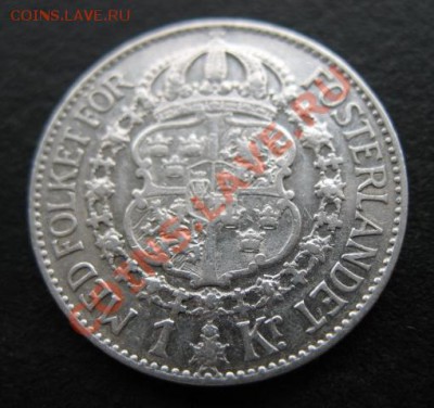 серебро, 1937 г, Швеция, 1 Кр, до 02.11 в 21-30 мск - 1937 швед а