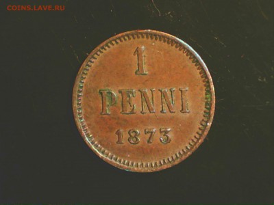 Финляндия 1 и 5 пени, оценка - 1P1873A