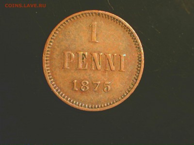 Финляндия 1 и 5 пени, оценка - 1P1875A