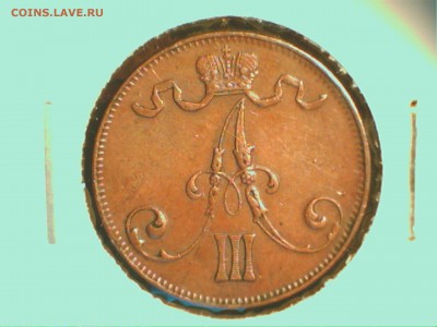 Финляндия 1 и 5 пени, оценка - 5P1889B