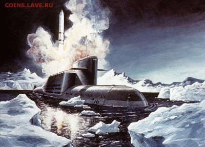 Монеты с Корабликами - Надводный старт ракеты. Иллюстрация из Soviet Military Power..JPEG
