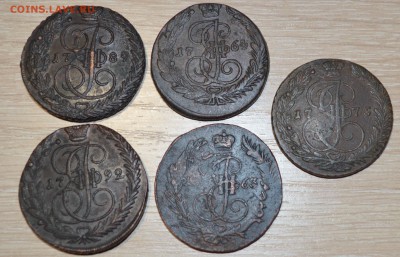 5 копеек Екатерины 2 (21 шт) - DSC_0001.JPG