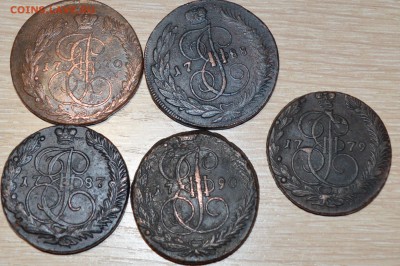 5 копеек Екатерины 2 (21 шт) - DSC_0003.JPG