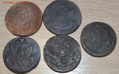 5 копеек Екатерины 2 (21 шт) - DSC_0004.JPG
