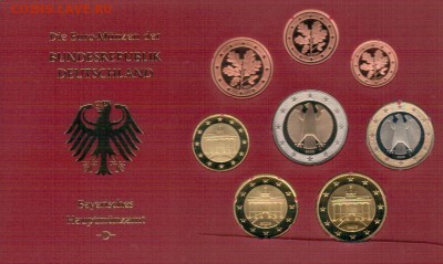 ГЕРМАНИЯ НАБОР ЕВРО ПРУФ 2002D ДО 07.04.16 В 22.00МСК (Б990) - 4-фрг2002D