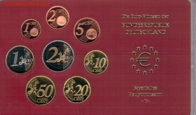 ГЕРМАНИЯ НАБОР ЕВРО ПРУФ 2002D ДО 07.04.16 В 22.00МСК (Б990) - 4-фрг2002D1