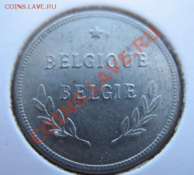 1944 г, Бельгия, оккуп. союзников, 2 фр, до 02.11 в 21-30 мс - 1944 бел а