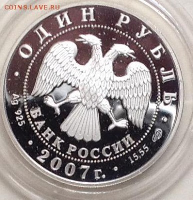 Динодон 1 рубль 2007 г.короткий лот до 3.04.2016 в 22.00 - image