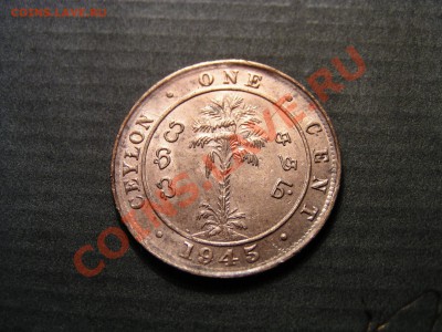 Цейлон, 1 цент 1945, окончание: 30 октября 22-00 - P1010011.JPG