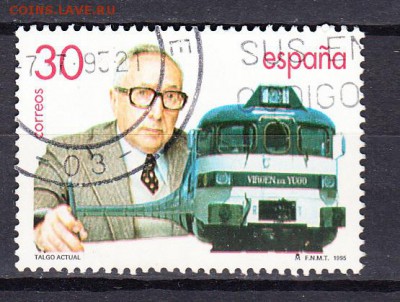Испания 1995 локомотив - 56