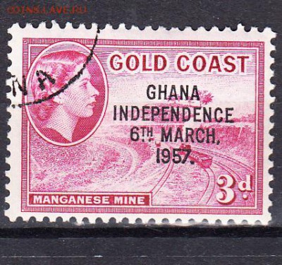 Колонии Золотой берег ( Гана) 1957 1м 3д - 75