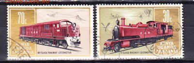 Кения Уганда Танзания 1971 паровозы - 82