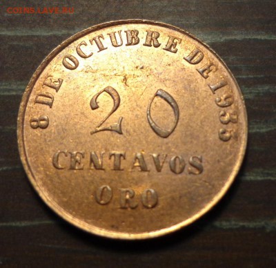 ПЕРУ - 20с 1935 РЕДКАЯ АЦ красивая до 10.04, 22.00 - Перу 20 сентаво 1935