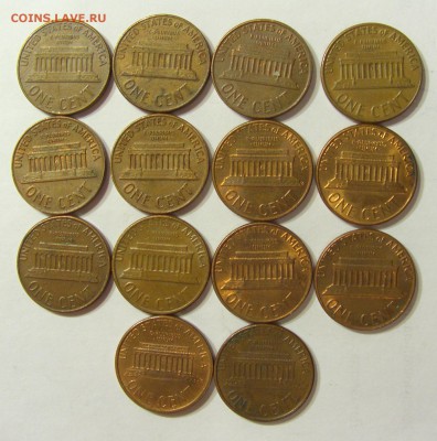 1 цент США 14 шт года разные 09.04.2016 22:00 МСК - CIMG1402.JPG