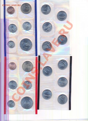 Наборы Канады и США, Mint и Proof - сша 2005-2