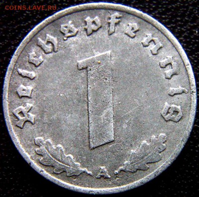 Германия. 3-й Рейх_1 рейхспфенниг 1942(А); до 06.04_22.30мск - 11142